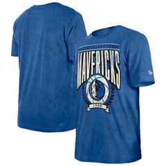 Dallas Mavericks Throwback Vintage Boxy Mineral Wash T-Shirt for sale Blue | New Era online