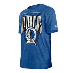 Dallas Mavericks Throwback Vintage Boxy Mineral Wash T-Shirt for sale Blue | New Era online