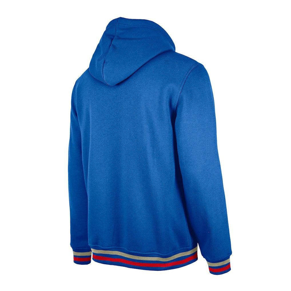 Philadelphia 76ers Throwback Vintage Pullover Hoodie Royal | New Era discount