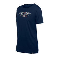 New Orleans Pelicans Women's Glam Game Flower T-Shirt Navy | New Era discount