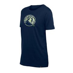 Minnesota Timberwolves Women's Glam Game Flower T-Shirt Navy | New Era Near Me