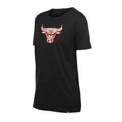 Chicago Bulls Women's Glam Game Flower T-Shirt for sale Black | New Era discount