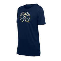 Denver Nuggets Women's Glam Game Flower T-Shirt for sale Navy | New Era Near Me