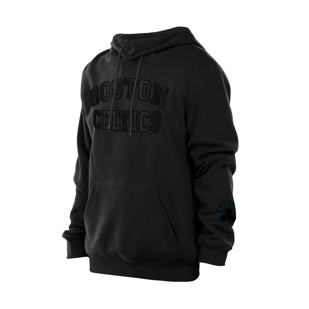 Boston Celtics Logo Select Premium Pullover Hoodie Black | New Era discount