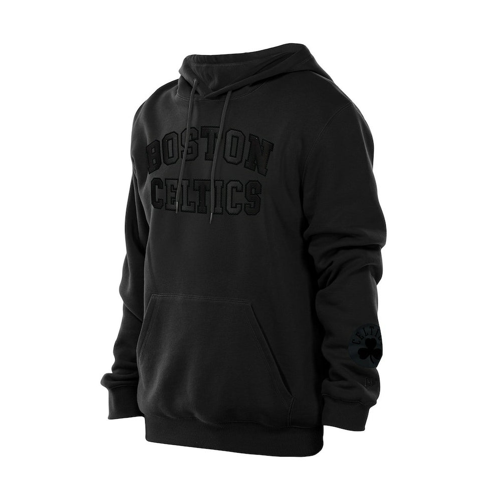 Boston Celtics Logo Select Premium Pullover Hoodie Black | New Era discount