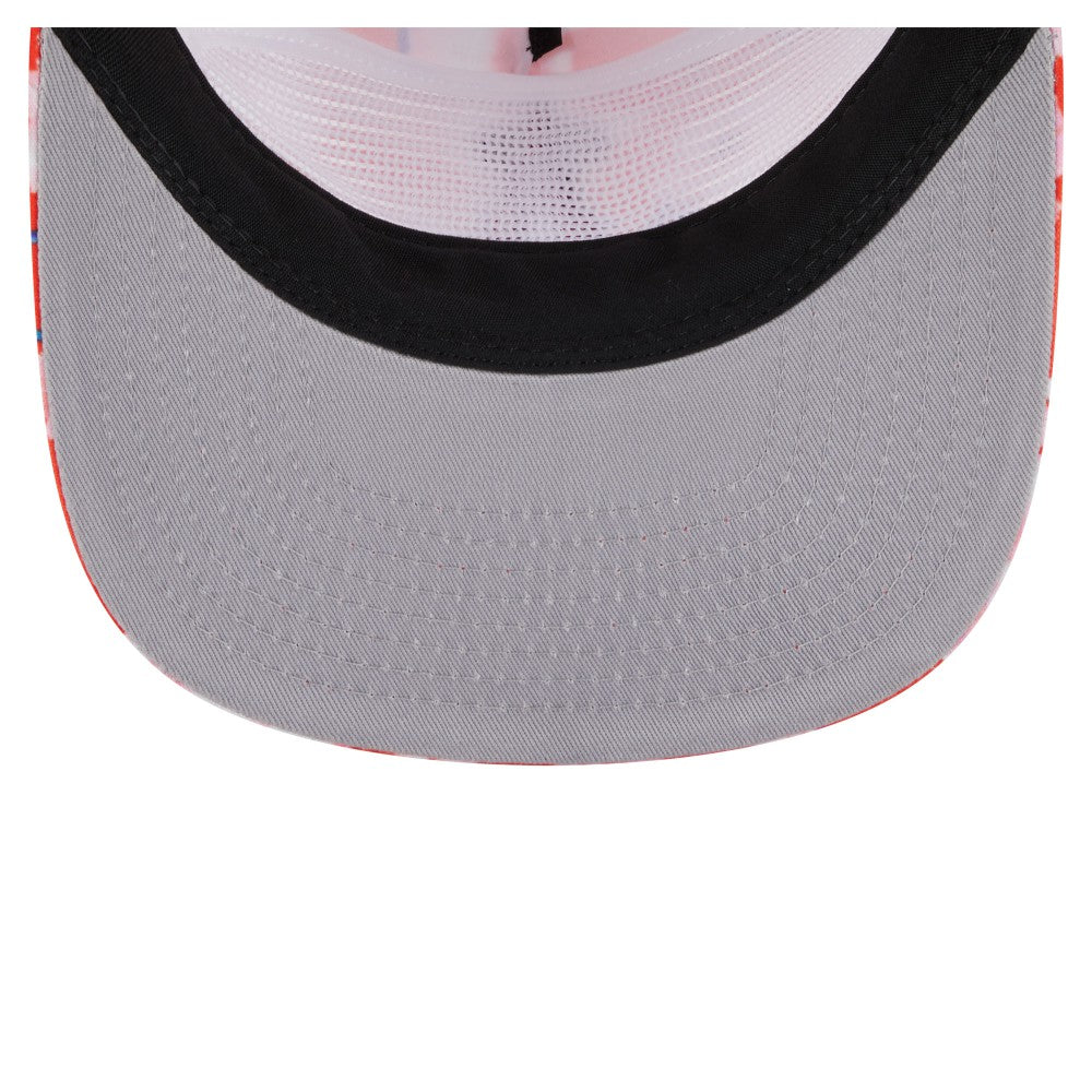 Los Angeles Angels New Era Adventure Pattern Golfer Trucker Snapback Hat - Red - New Era Sale
