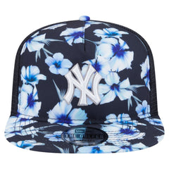 New York Yankees New Era Adventure Pattern Golfer Trucker Snapback Hat - Navy - New Era Discount