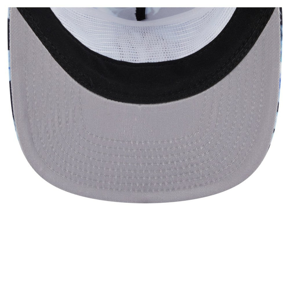 New York Yankees New Era Adventure Pattern Golfer Trucker Snapback Hat - Navy - New Era Discount