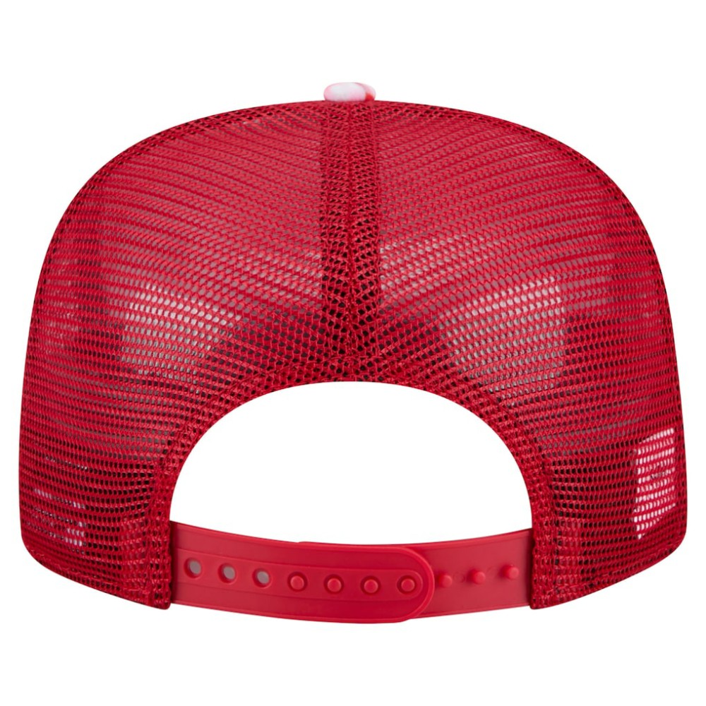 Philadelphia Phillies New Era Adventure Pattern Golfer Trucker Snapback Hat - Red - New Era Discount