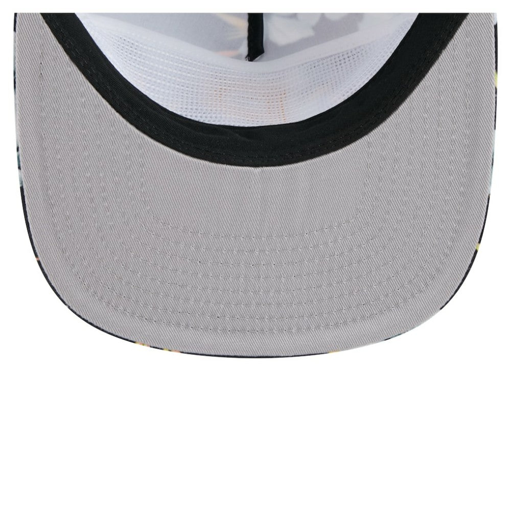 Pittsburgh Pirates New Era Adventure Pattern Golfer Trucker Snapback Hat - Black - New Era Sale