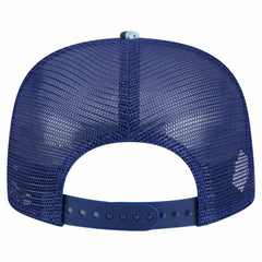 Texas Rangers New Era Adventure Pattern Golfer Trucker Snapback Hat - Royal - New Era Discount