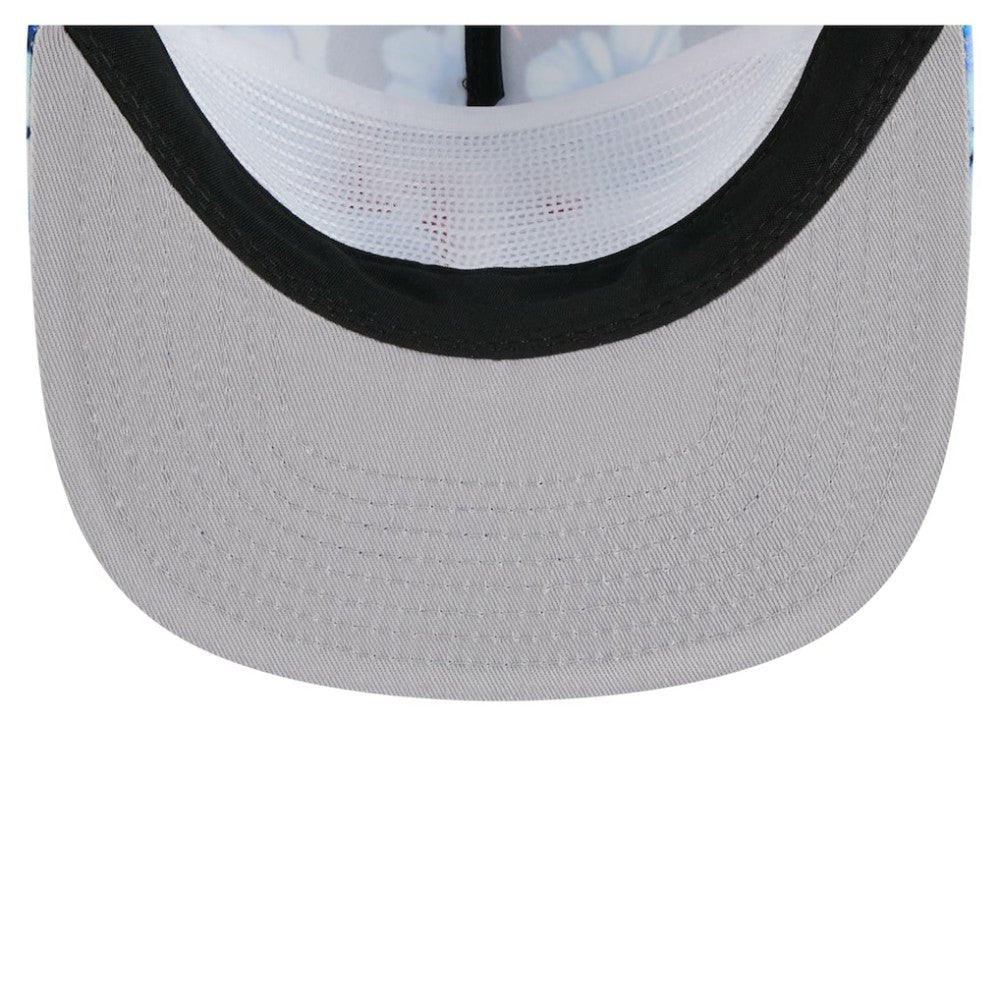 Texas Rangers New Era Adventure Pattern Golfer Trucker Snapback Hat - Royal - New Era Discount