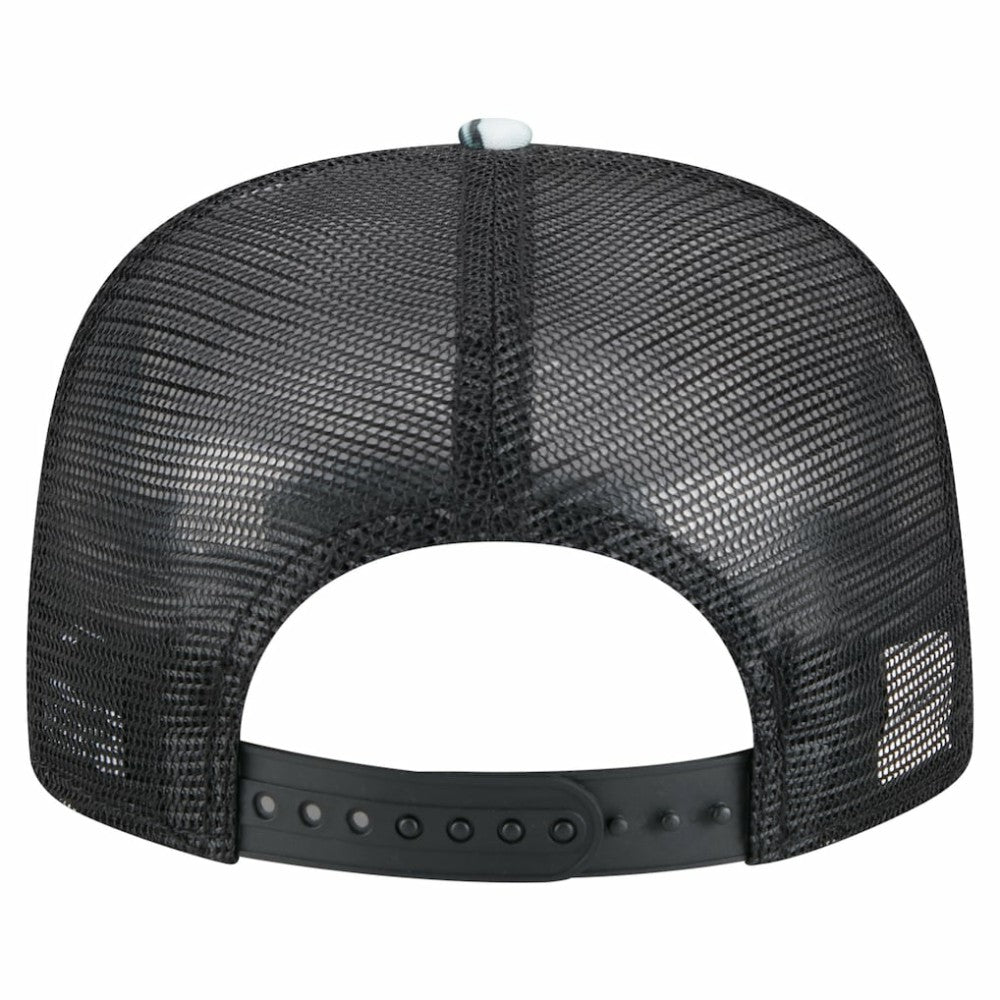 Chicago White Sox New Era Adventure Pattern Golfer Trucker Snapback Hat - Black - New Era Discount