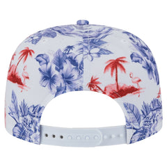 Los Angeles Angels New Era Printed Island Golfer Snapback Hat - White - New Era on Sale