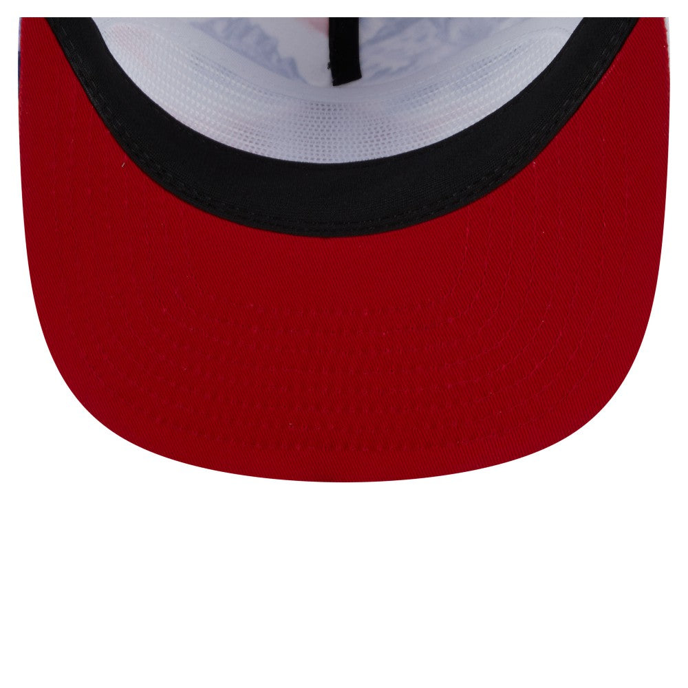 Los Angeles Angels New Era Printed Island Golfer Snapback Hat - White - New Era on Sale