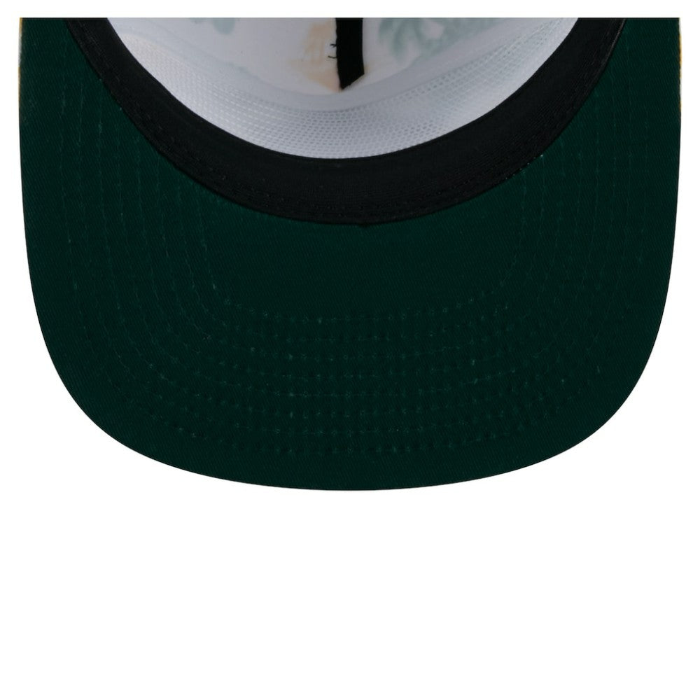 Athletics New Era Printed Island Golfer Snapback Hat - White - New Era Discount