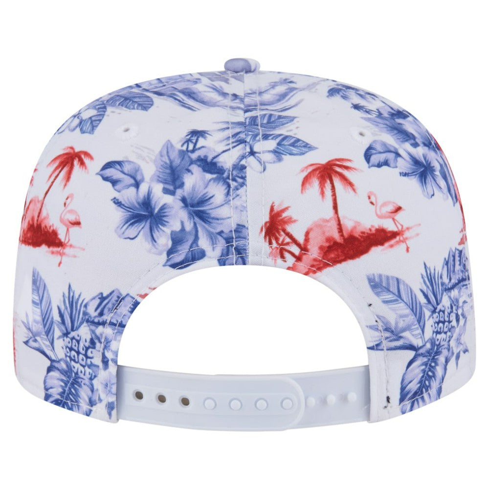 Atlanta Braves New Era Printed Island Golfer Snapback Hat - White - New Era on Sale
