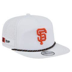 San Francisco Giants New Era Perforated Golfer Snapback Hat - White - New Era Discount