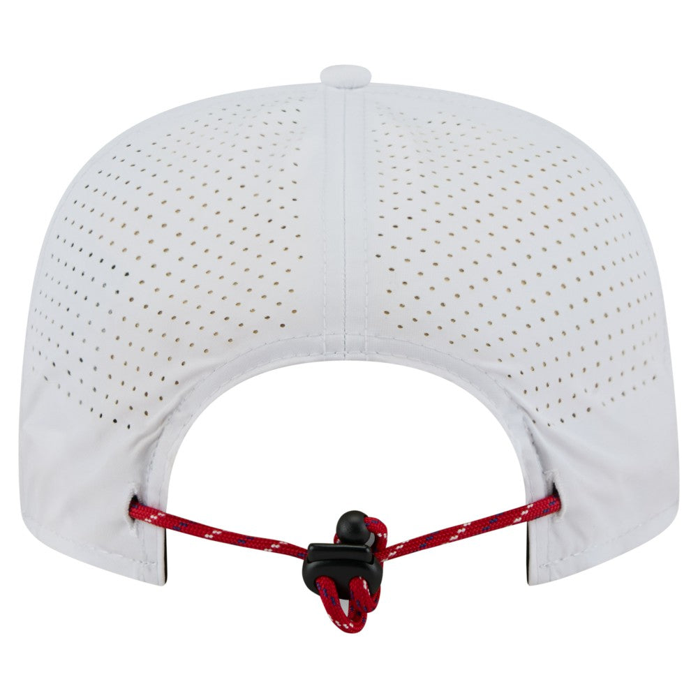 Los Angeles Angels New Era Perforated Golfer Snapback Hat - White - New Era Lifestyle