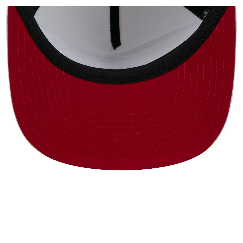 Los Angeles Angels New Era Perforated Golfer Snapback Hat - White - New Era Lifestyle