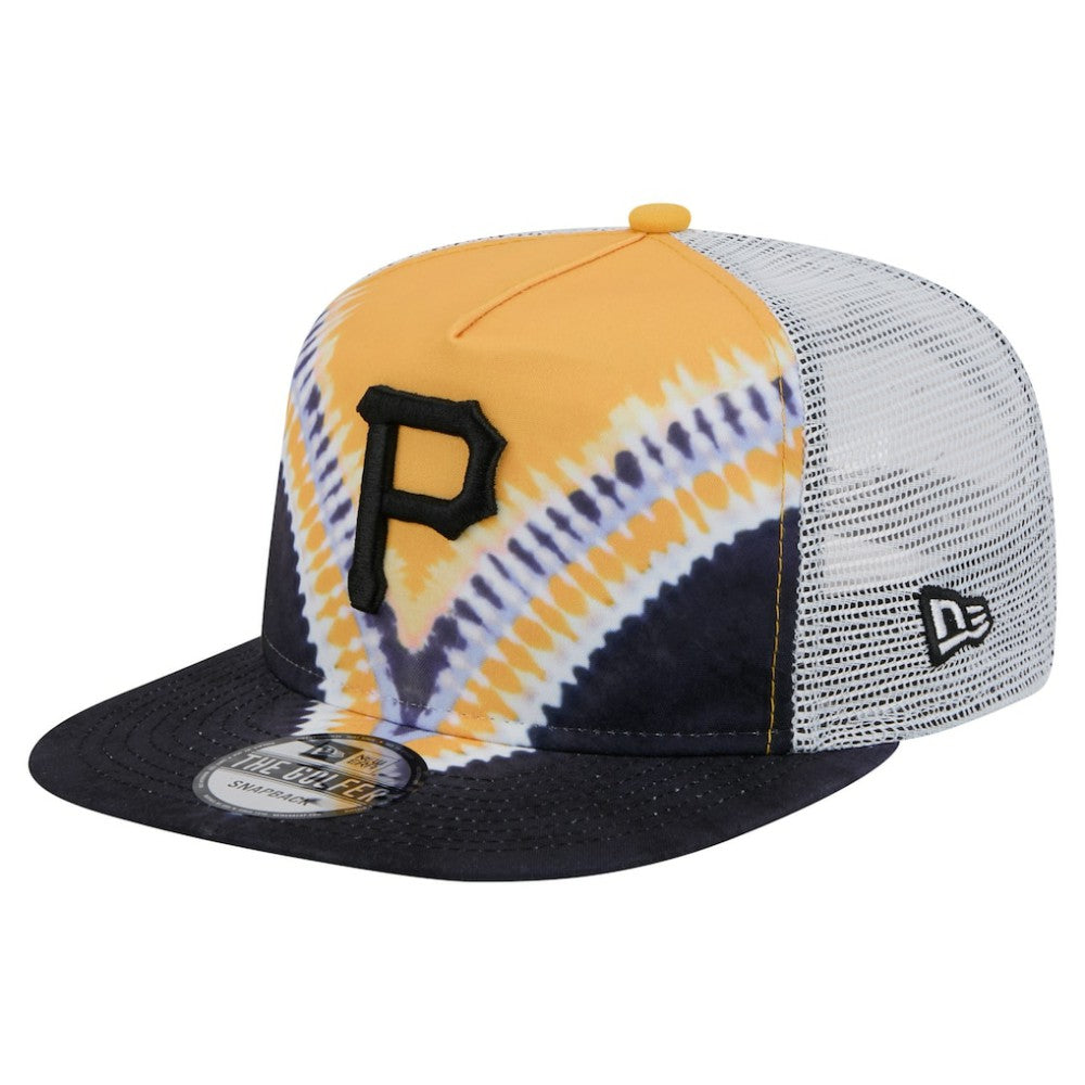 Pittsburgh Pirates New Era Tie-Dye Golfer Trucker Adjustable Hat - New Era Online