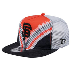 San Francisco Giants New Era Tie-Dye Golfer Trucker Adjustable Hat - New Era Lifestyle