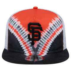 San Francisco Giants New Era Tie-Dye Golfer Trucker Adjustable Hat - New Era Lifestyle