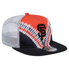 San Francisco Giants New Era Tie-Dye Golfer Trucker Adjustable Hat - New Era Lifestyle