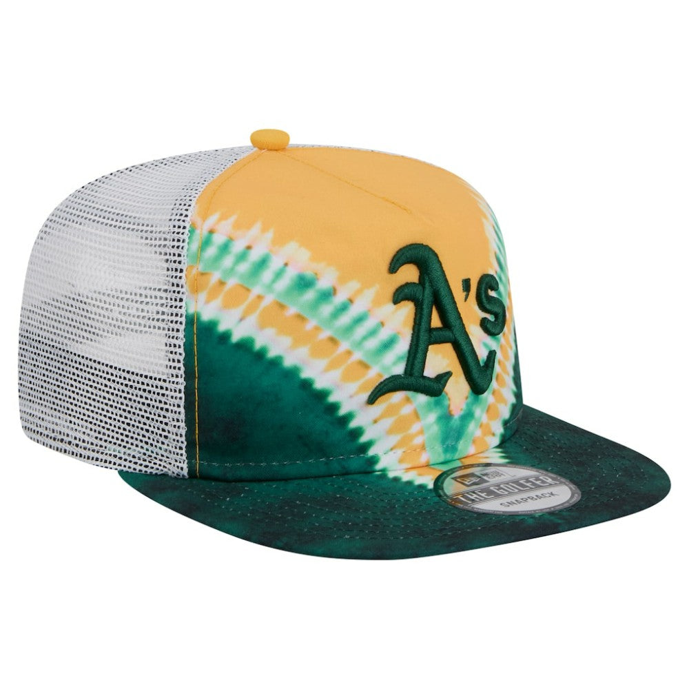 Athletics New Era Tie-Dye Golfer Trucker Adjustable Hat - New Era Online