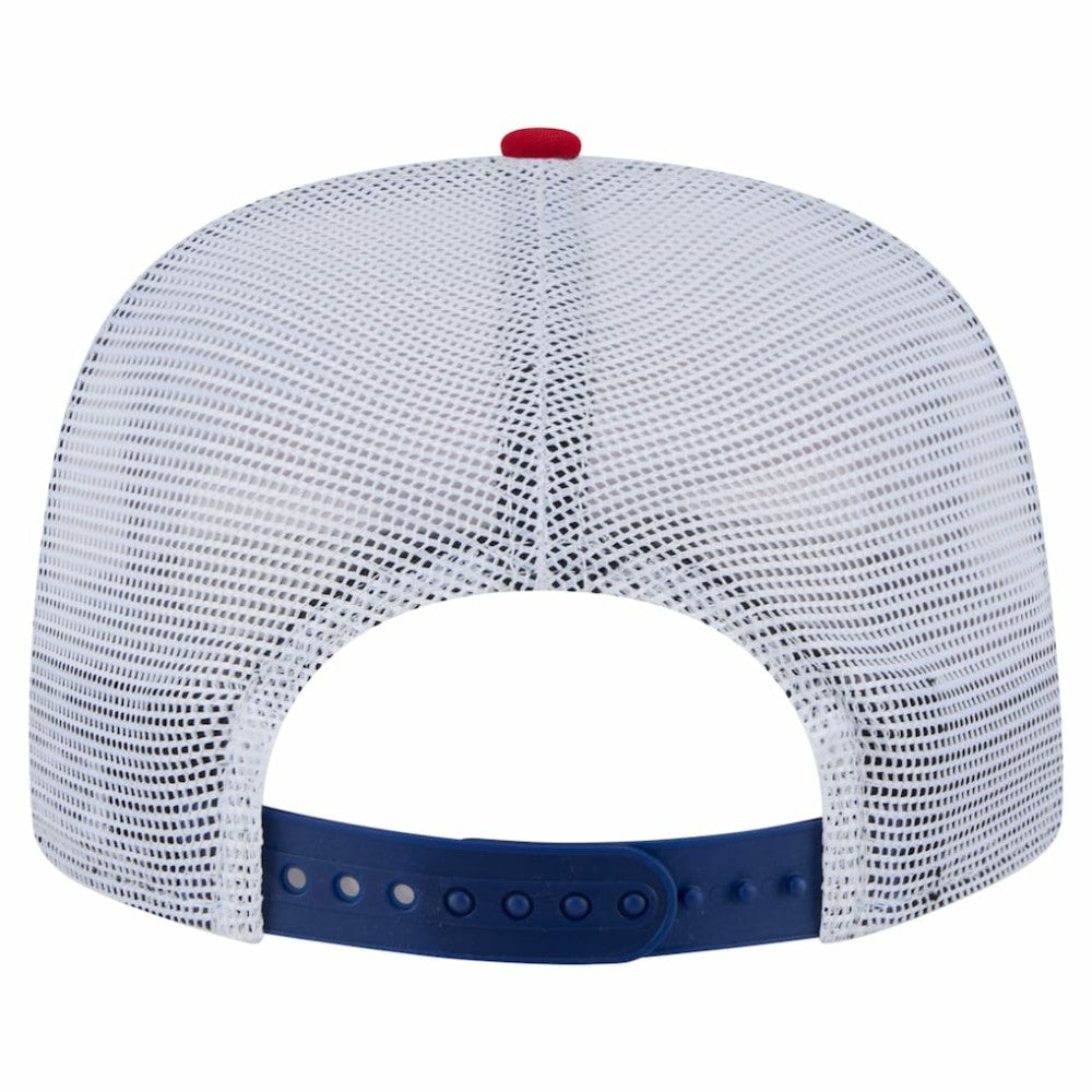 Texas Rangers New Era Tie-Dye Golfer Trucker Adjustable Hat - New Era Discount