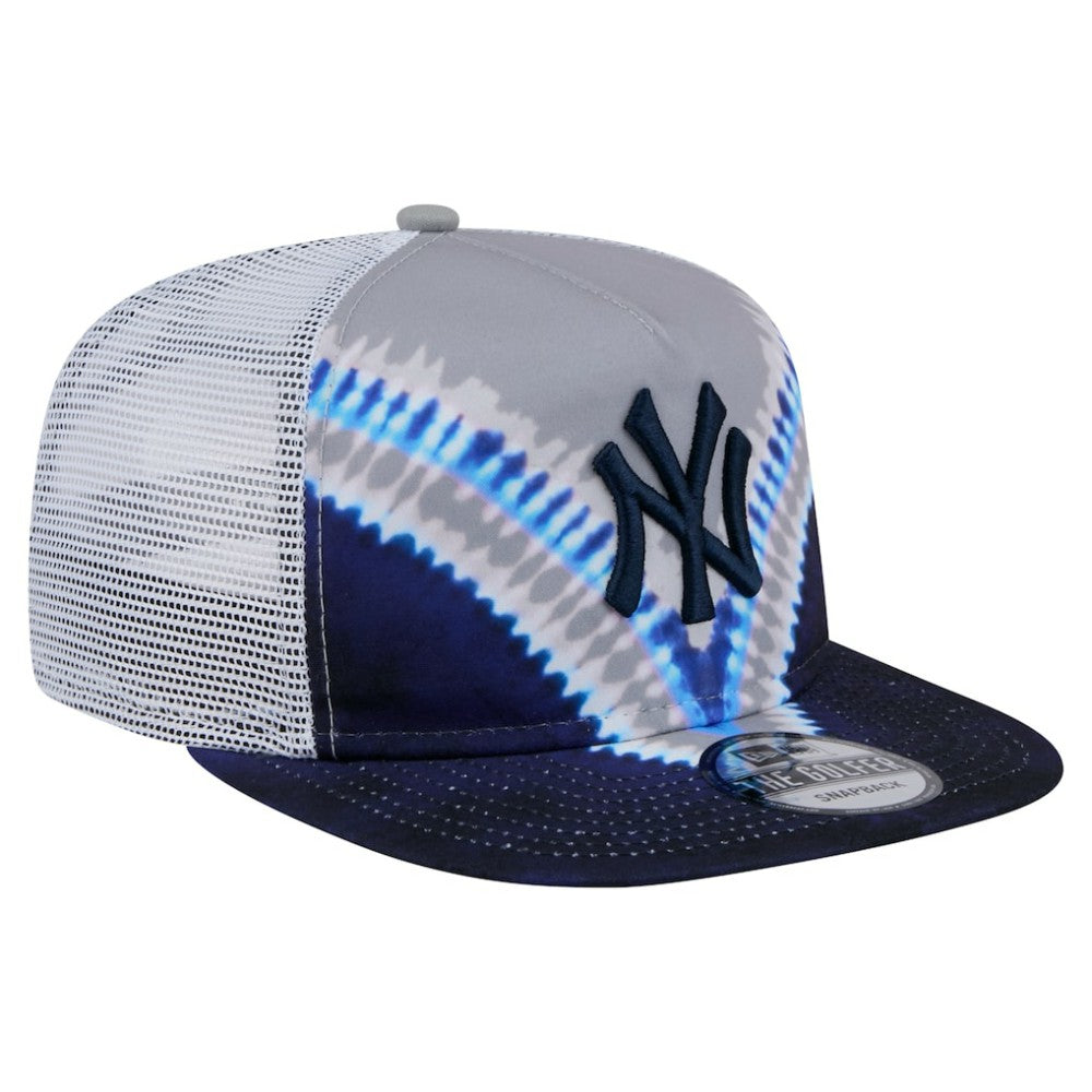 New York Yankees New Era Tie-Dye Golfer Trucker Adjustable Hat - New Era Sale