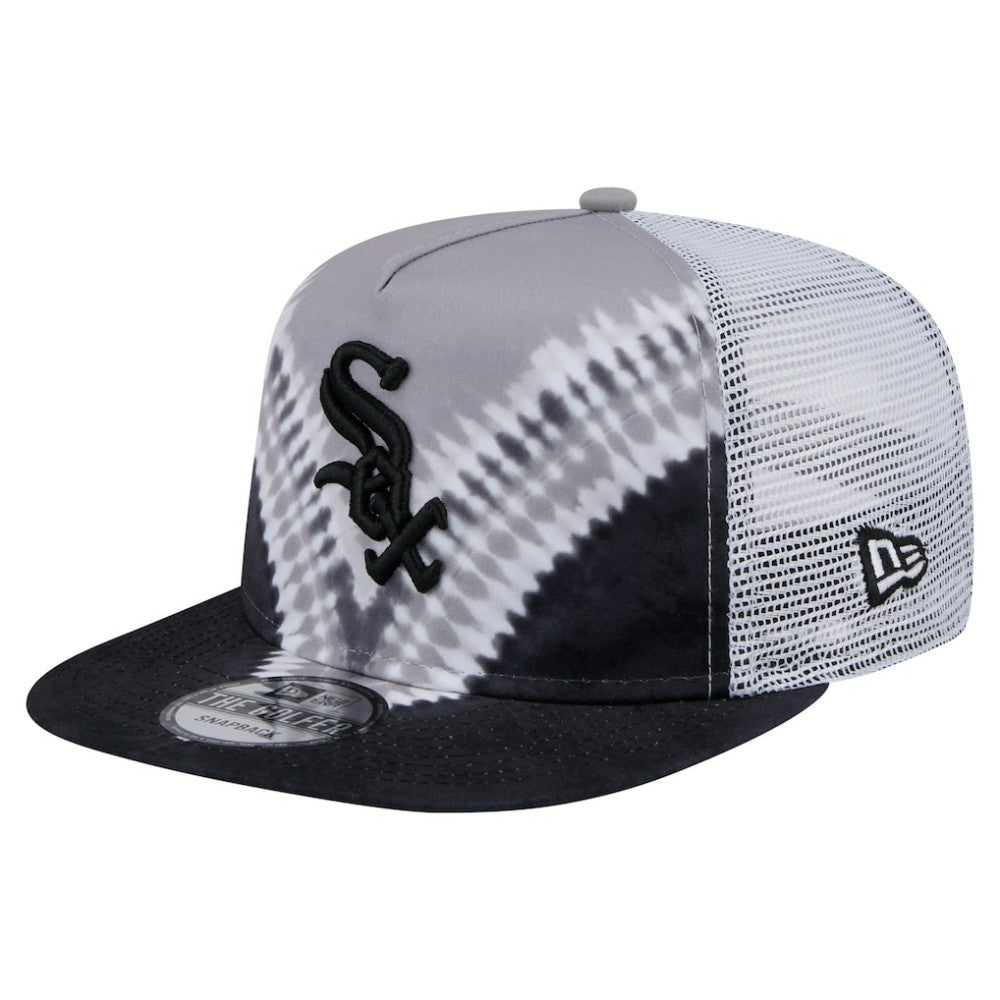 Chicago White Sox New Era Tie-Dye Golfer Trucker Adjustable Hat - New Era Discount