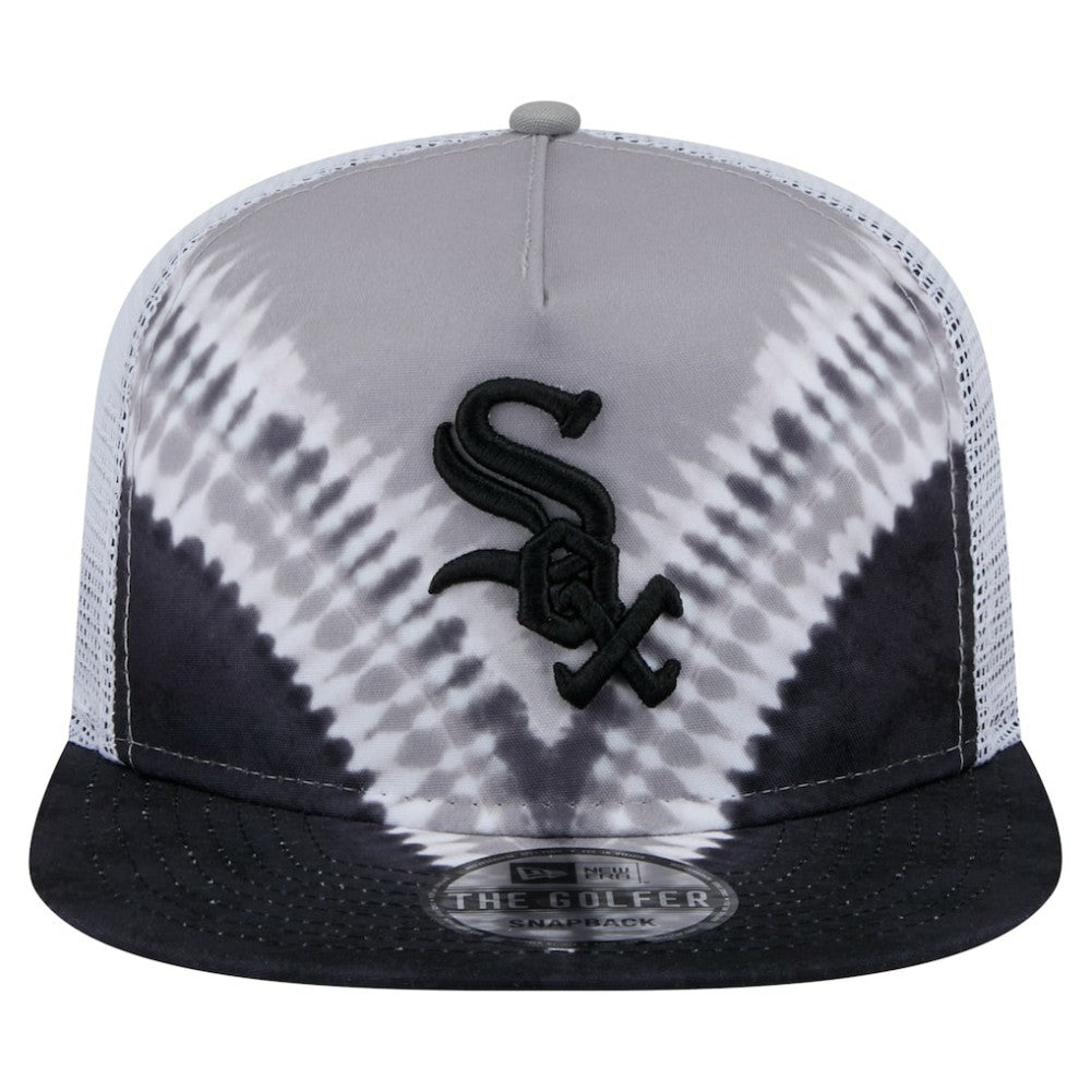 Chicago White Sox New Era Tie-Dye Golfer Trucker Adjustable Hat - New Era Discount