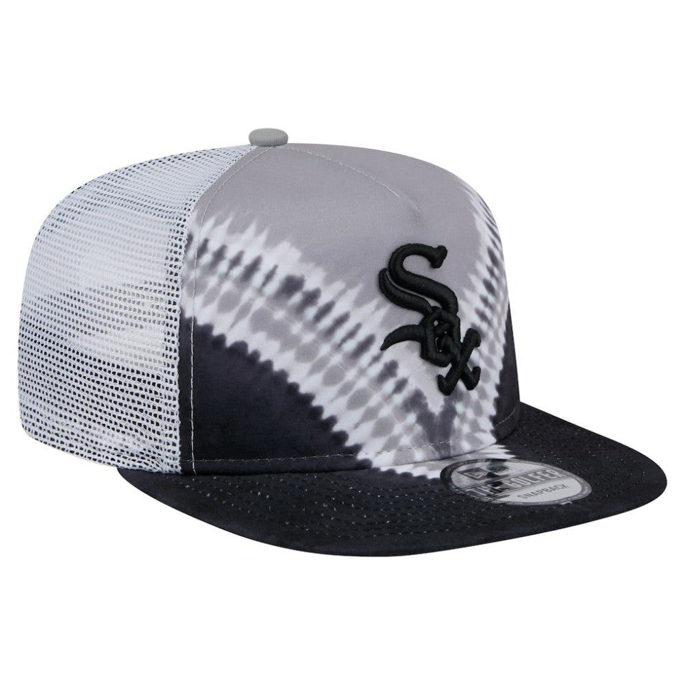 Chicago White Sox New Era Tie-Dye Golfer Trucker Adjustable Hat - New Era Discount