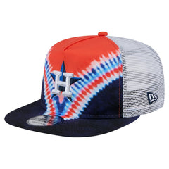 Houston Astros New Era Tie-Dye Golfer Trucker Adjustable Hat - New Era Discount
