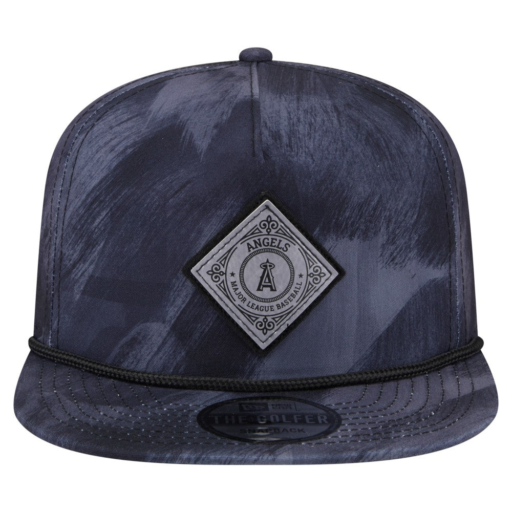 Los Angeles Angels New Era Printed Golfer Snapback Hat - Navy - New Era Sale