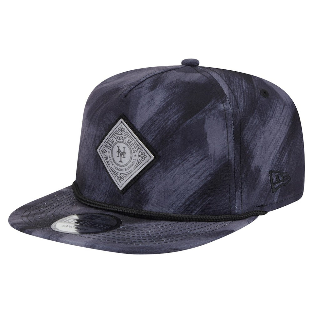 New York Mets New Era Printed Golfer Snapback Hat - Navy - New Era on Sale