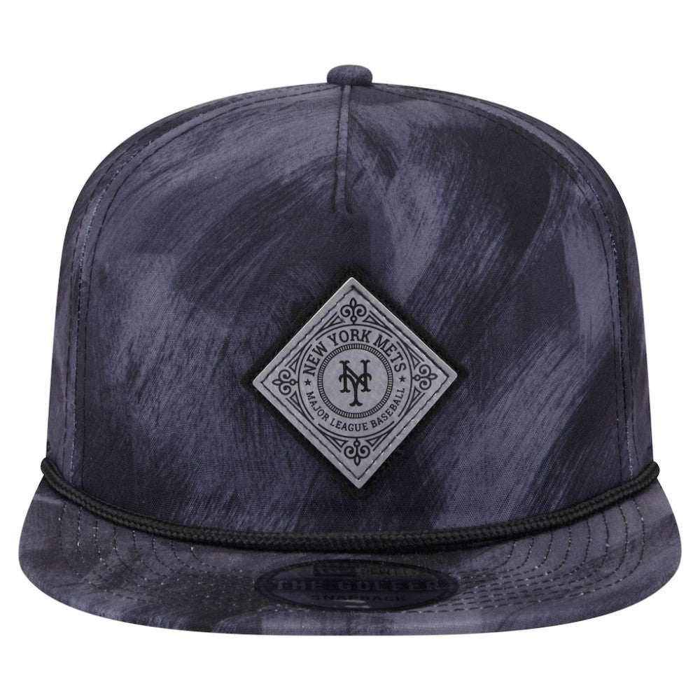 New York Mets New Era Printed Golfer Snapback Hat - Navy - New Era on Sale