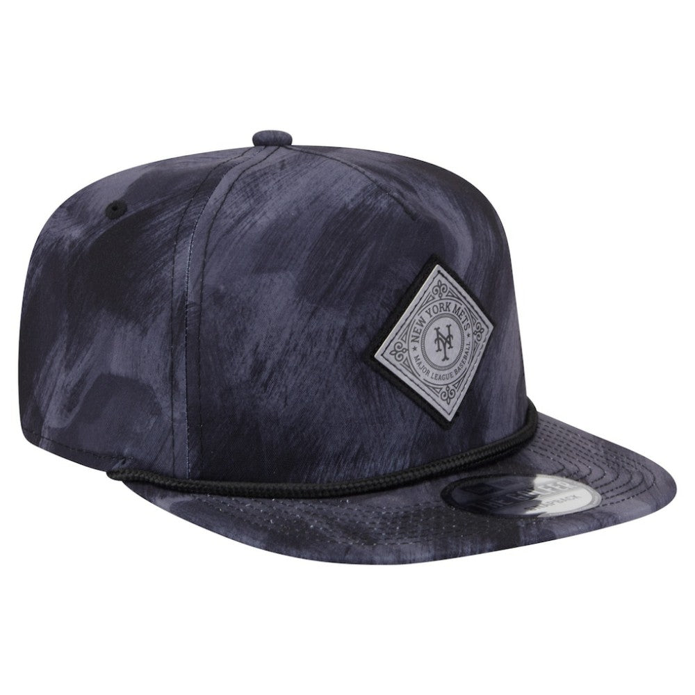 New York Mets New Era Printed Golfer Snapback Hat - Navy - New Era on Sale