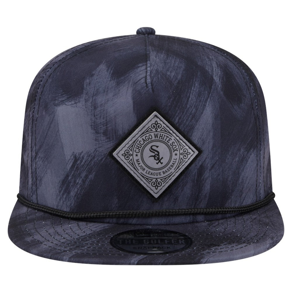 Chicago White Sox New Era Printed Golfer Snapback Hat - Navy - New Era Discount