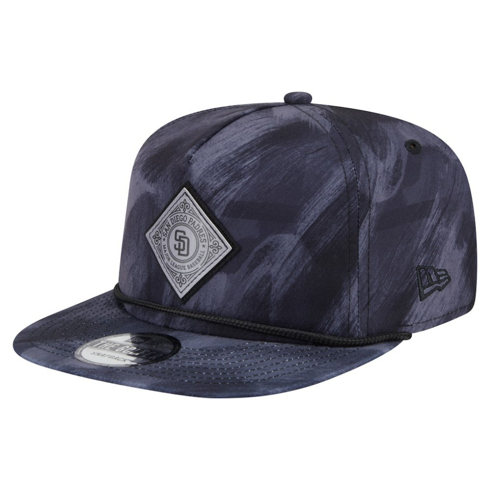 San Diego Padres New Era Printed Golfer Snapback Hat - Navy - New Era Lifestyle