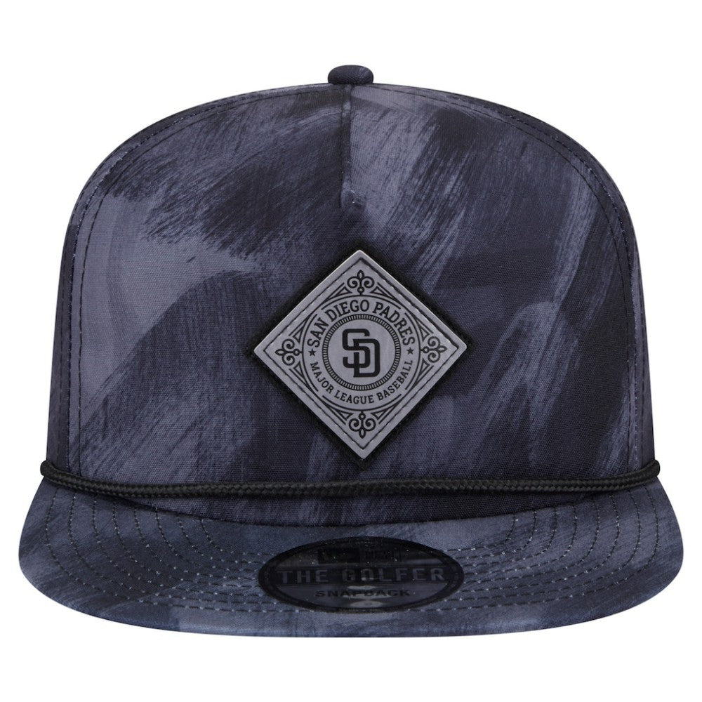 San Diego Padres New Era Printed Golfer Snapback Hat - Navy - New Era Lifestyle
