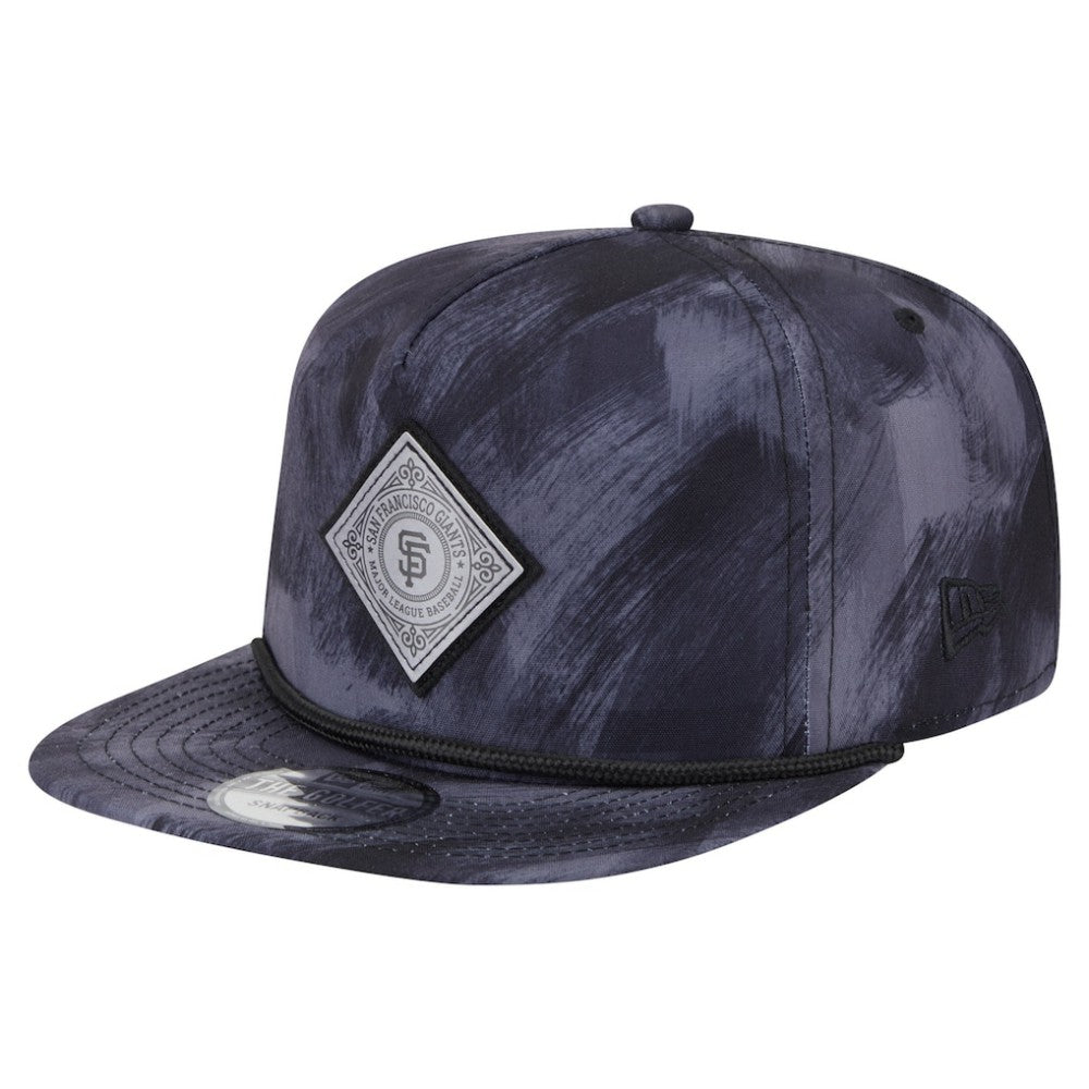 San Francisco Giants New Era Printed Golfer Snapback Hat - Navy - New Era Discount