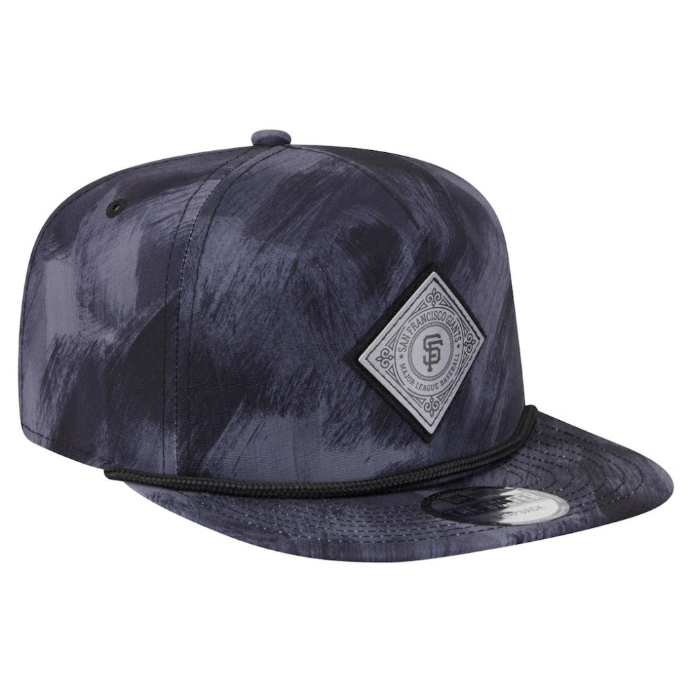 San Francisco Giants New Era Printed Golfer Snapback Hat - Navy - New Era Discount