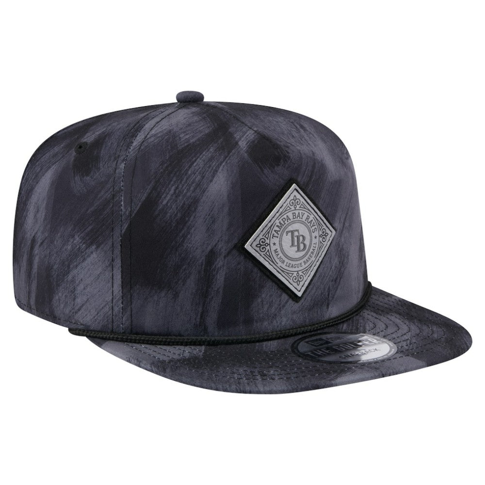 Tampa Bay Rays New Era Printed Golfer Snapback Hat - Navy - New Era Lifestyle