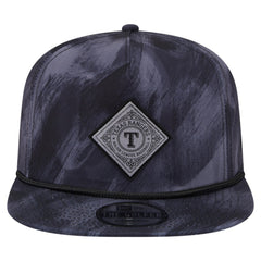 Texas Rangers New Era Printed Golfer Snapback Hat - Navy - New Era Discount