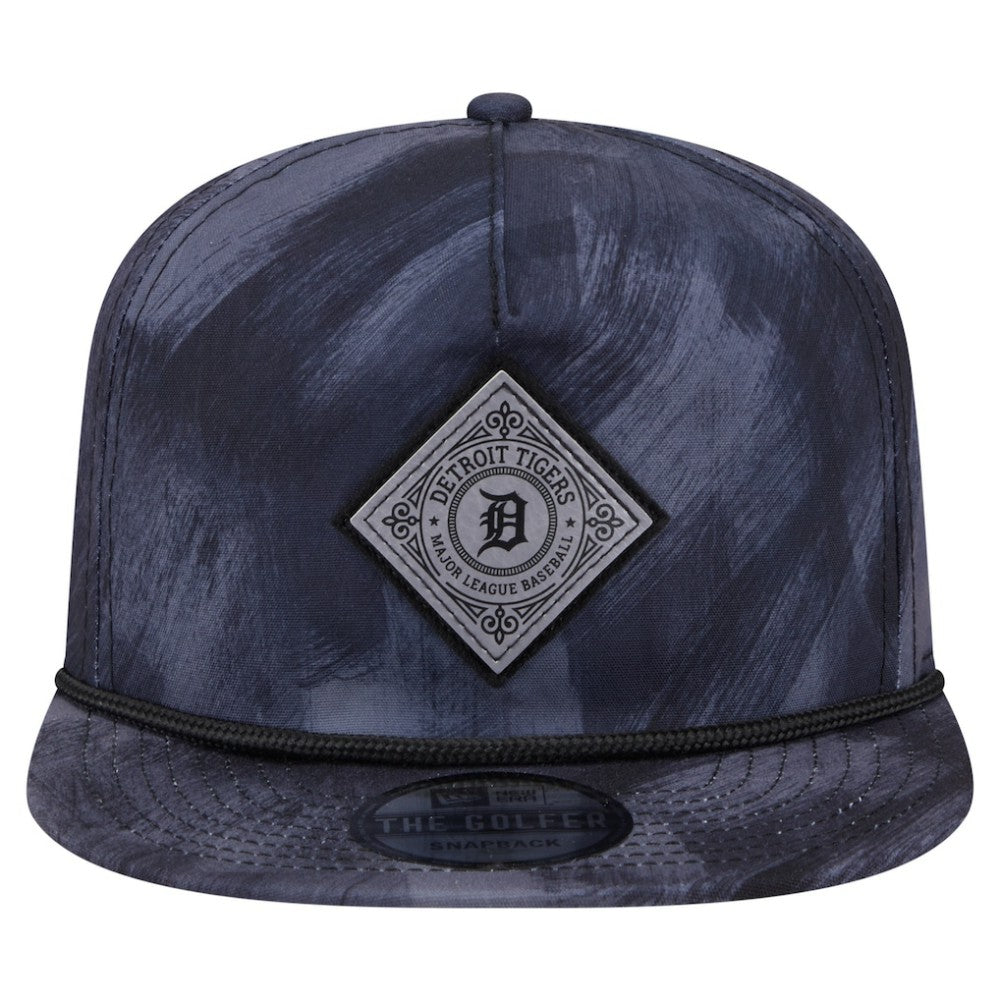 Detroit Tigers New Era Printed Golfer Snapback Hat - Navy - New Era on Sale