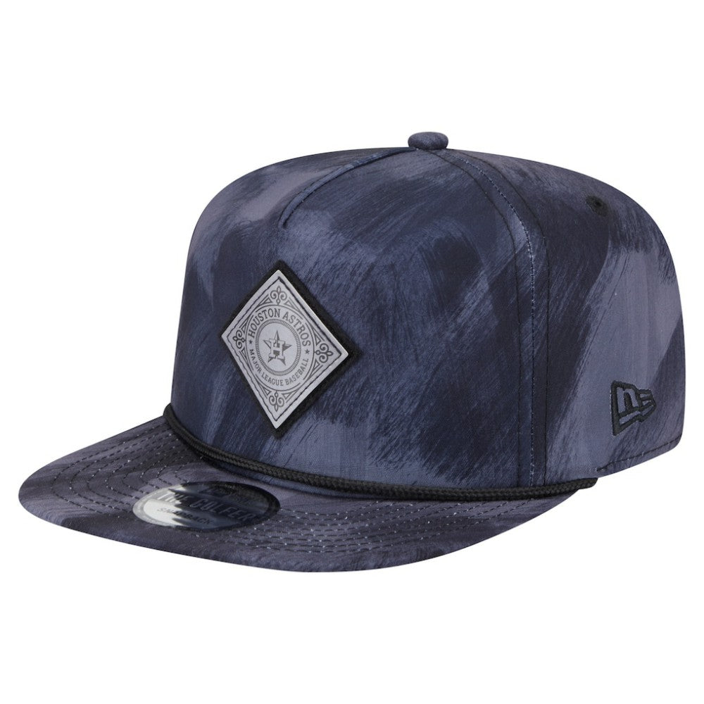 Houston Astros New Era Printed Golfer Snapback Hat - Navy - New Era Discount