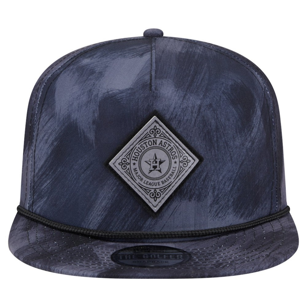 Houston Astros New Era Printed Golfer Snapback Hat - Navy - New Era Discount