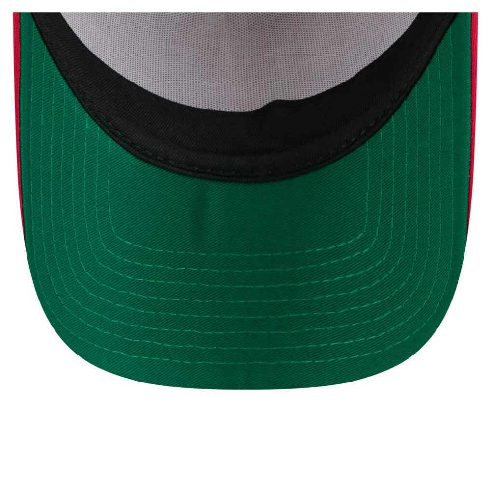 Washington Nationals New Era Distressed 9FORTY A-Frame Adjustable Trucker Hat - Red - New Era Discount